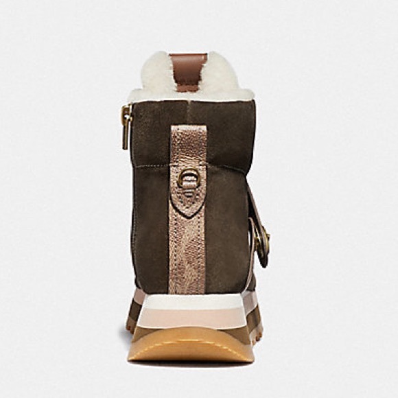 NWOB COACH G4310 CITY HIKER BOOTIES IN FATIGUE - Picture 7 of 16